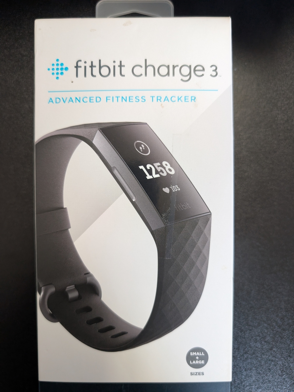 fitbit Charge 3 Fitness Tracker - Charcoal Black